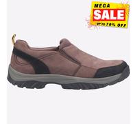 Cotswold Boxwell Mens MEMORY FOAM Hiking Walking Shoes Brown