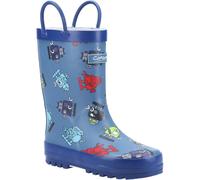 Cotswold Puddle Waterproof Kids Boys | Wellingtons | Robot | UK Size 9