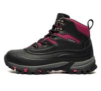 (8 (Adults'), Grey/Berry) Calmsden Grey/Berry Waterproof Womens Lightweight Walking Hiking Boots