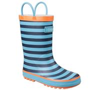 Cotswold Outdoor Wellington Boots Captain - Waterproof Junior Girls Outdoor Walking - Blue UK 10.5
