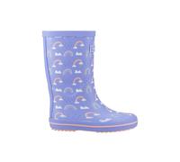 Cotswold Charlbury Kids Wellington Boots | Wellingtons | Purple / Multicoloured | UK Size 1