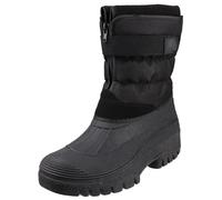 Cotswold Chase Touch Fastening and Zip up Winter Boot Black UK 12 Textile/Wea