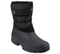 Cotswold Chase Touch Fastening And Zip Up Winter Boot Textile/Weather Wellington