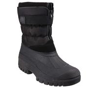 Cotswold Chase Touch Fastening And Zip Up Winter Boot Textile/Weather Wellington