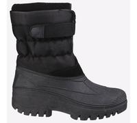 Cotswold Chase Touch Fastening And Zip Up Winter Boot Textile/Weather Wellington