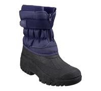 Cotswold Chase Women's Navy Lined Touch-fastening/zip-up Waterproof-galosh