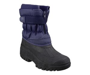 Cotswold Chase Women's Navy Lined Touch-fastening/zip-up Waterproof-galosh