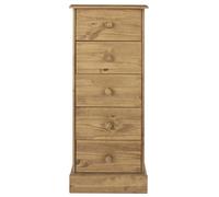 Cotswold Chest - 5 Drawer Narrow - Pine