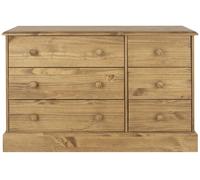 Cotswold Chest - 6 Drawer Wide - Pine