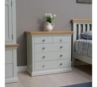 Cotswold Chest of Drawers - 3+2 Drawer - Oak and Painted