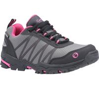 Cotswold Childrens Hiking Boots Littledean Lace Up Hiking Waterproof Pink Grey