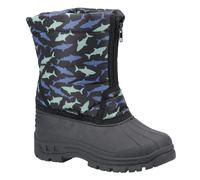 Cotswold Childrens/Kids Iceberg Shark Snow Boots - Black - 6 UK Child - Black