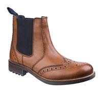 Cotswold Cirencester Brogue Mens Leather Boots Tan