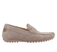 Cotswold Combe Womens Leather Shoes | Slip On Shoes | Taupe | UK Size 8