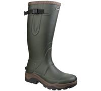 Cotswold Compass Plain Rubber Wellingtons Size Slip Neoprene Green Black