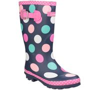 Cotswold Dotty Kid's Spot Print Waterproof Rubber Wellington Boot