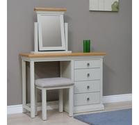 Cotswold Dressing Set - 4 Drawer - Oak and Painted