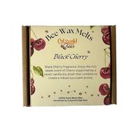 Cotswold Edge Bees Ltd Beeswax Strong Scented Melts, Black Cherry, 5 Melts per pack in a Gift Box Fruit scented melts. Natural Bee Wax handmade in the UK