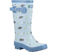 Farmyard Junior Wellington Boots Cotswold Blue Infant 10