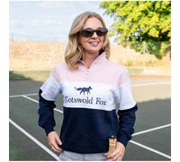 Cotswold Fox Cirencester Quarter Zip Blush Pink - Small