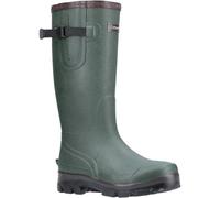 Cotswold Grange Buckle Fastening Wellington Boot Men's | Wellingtons | Green | UK Size 5