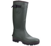 Cotswold Grange Men's Green Rubber Adjustable-buckle Wellington Boot