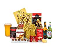 Cotswold Hamper with Beer - Luxury Ale Gift Set with Lager, Oatcakes, Shortbread, Peanuts, Crisps - Premium Beer and Snack Gifts for Men, from Regency Hampers
