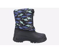 Cotswold Iceberg Childrens Boys Zip Snow Boots | Boots | Shark / Black | UK Size 6