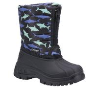 Cotswold Iceberg Childrens Boys Zip Snow Boots Black