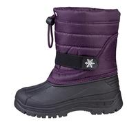 Cotswold Icicle Waterproof Toggle Lace Junior Girls Snow Boots Purple