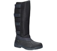 Cotswold Kemble womens black hybrid winter yard wellington boot