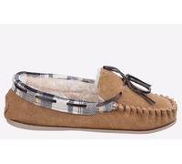 Cotswold Kilkenny Slip On Moccasin Slipper Womens | Slip On Shoes | Tan | UK Size 3