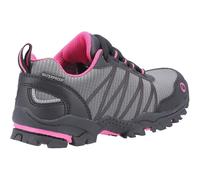 Cotswold Littledean Lace Up Hiking Waterproof Boot Pink/Grey Fully membrane, W
