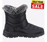 Cotswold Longleat Womens Hybrid Snow Boot Waterproof Wellington Boots Black