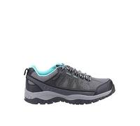 Cotswold Maisemore Low Ladies Suede Mesh Hiking Shoe - Grey, Grey, Size 3, Women Grey