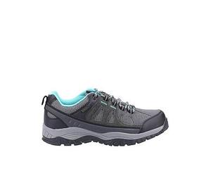 Cotswold Maisemore Low Ladies Suede Mesh Hiking Shoe, Grey, Size 7, Women Grey