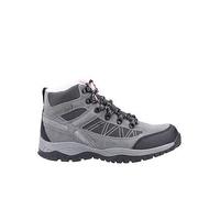 Cotswold Maisemore Mid Ladies Suede Mesh Hiking Boot - Grey, Grey, Size 6, Women Grey
