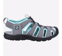 Cotswold Marshfield Recycled Sandal Female Grey Turquoise UK Size 3