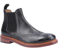 Cotswold Siddington Leather Men's Black Boots New