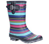 Cotswold Paxford Elasticated Mid Calf Wellington Boot Stripe Multicoloured