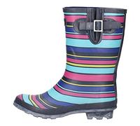 Cotswold Paxford Waterproof Womens | Wellingtons | Stripe Multicoloured | UK Size 4