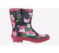 Cotswold Paxford Waterproof Womens | Wellingtons | Black/Flower | UK Size 3