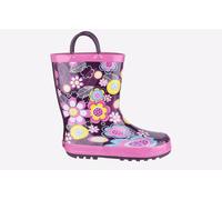 Cotswold Puddle Boot Waterproof Wellington Kids Girls | Wellingtons | Flower | UK Size 5