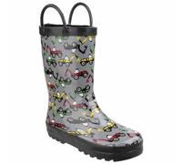 Cotswold Puddle Dark Grey Unisex Rubber Childrens Wellingtons