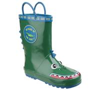 Cotswold Puddle Kids Wellies Waterproof Rubber Boots Pull On Handles UK 4.5-13