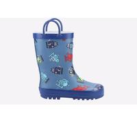 Cotswold Puddle Waterproof Kids Boys | Wellingtons | Robot | UK Size 8