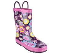Cotswold Puddle Waterproof Pull On Boot Unisex Kids Flower Size 10