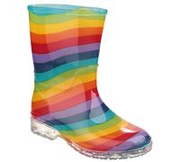 Cotswold PVC Jnr Wellington Unisex Kids Rainbow Size 8.5