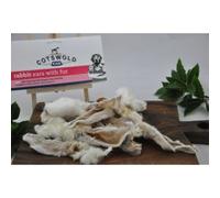 Cotswold Raw Natural Air Dried Dog Treats - Rabbit Ears With Fur - 100g