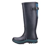 Cotswold Realm Adjustable Wellington Boot Female Navy/Teal Size 3